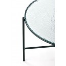 Стол журнальный HALMAR ROSALIA бесцветный/черный, 70/41